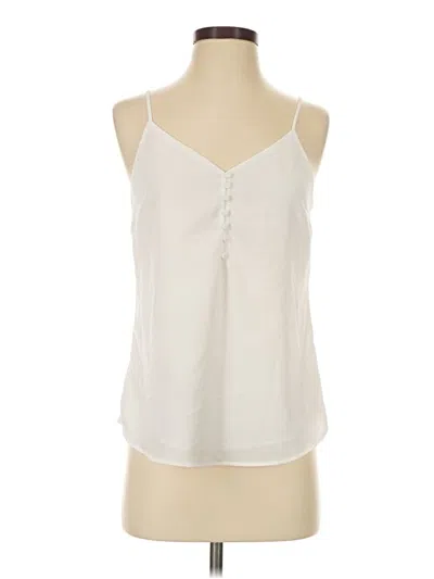 Pre-owned Dynamite Sleeveless Blouse In White