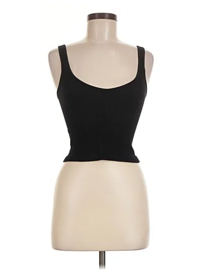 Pre-owned Dynamite Sleeveless Top Black Sweetheart Neckline Tops