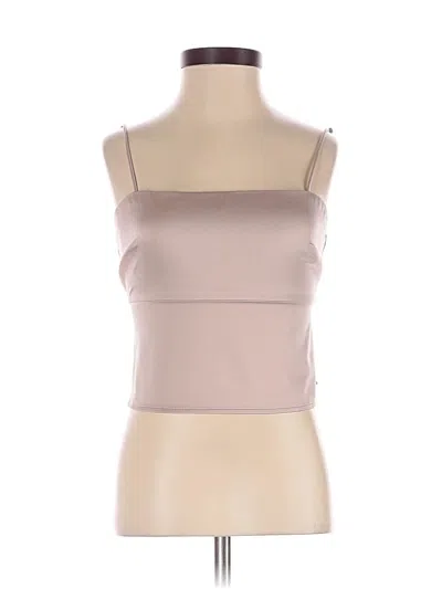 Pre-owned Dynamite Sleeveless Top Tan Sweetheart Neckline Tops