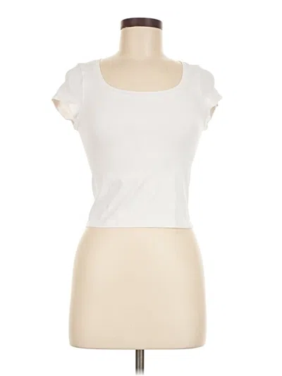Pre-owned Dynamite Sleeveless T-shirt In White