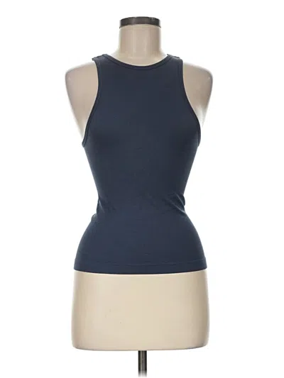 Pre-owned Dynamite Tank Top Blue Halter Neckline Tops