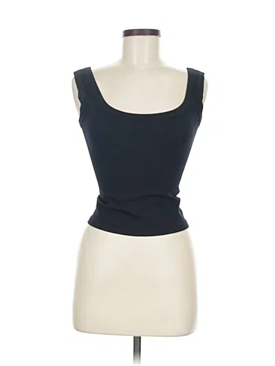 Pre-owned Dynamite Tank Top Blue Strapless Neckline Tops