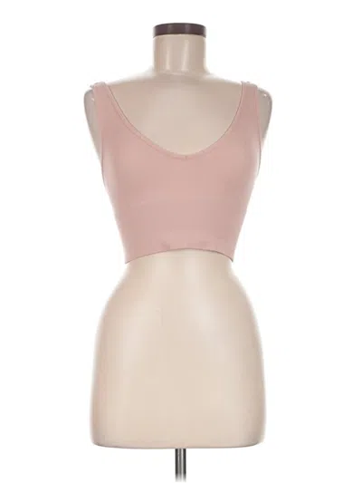 Pre-owned Dynamite Tank Top Pink Strapless Neckline Tops
