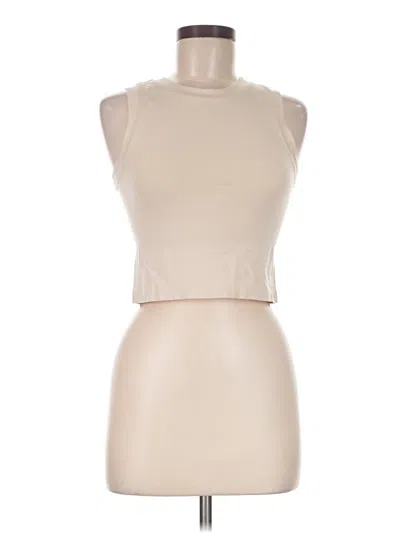 Pre-owned Dynamite Tank Top Tan Halter Neckline Tops