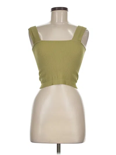 Pre-owned Dynamite Tube Top Green Strapless Neckline Tops