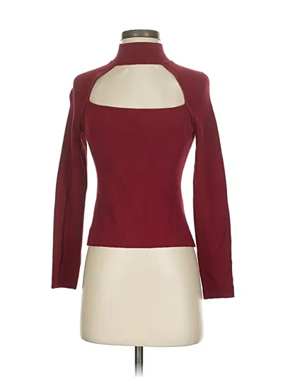 Pre-owned Dynamite Turtleneck Sweater In Burgundy