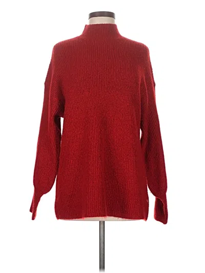 Pre-owned Dynamite Turtleneck Sweater In Red