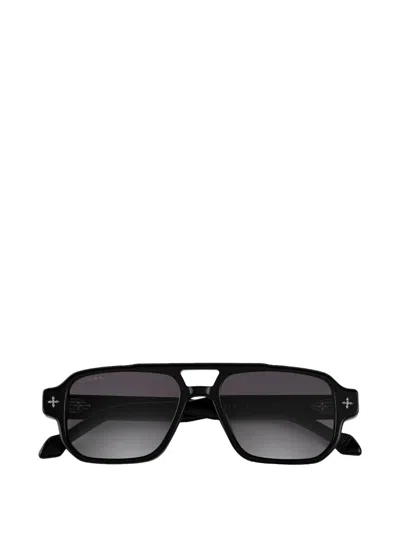 Dyrka Cross Detail Sunglasses In Black