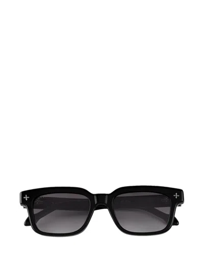 Dyrka Embellishment Square-frame Sunglasses In Black