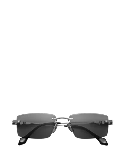 Dyrka Mercer Square-frame Sunglasses In Silver