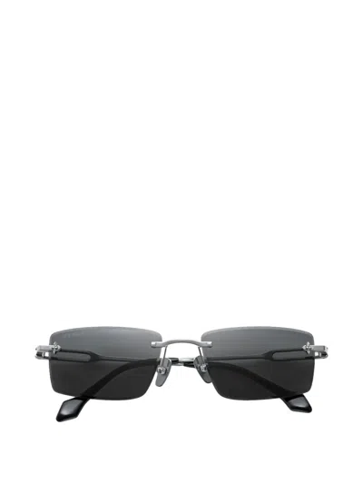 Dyrka Rhinestone Square Sunglasses In Black