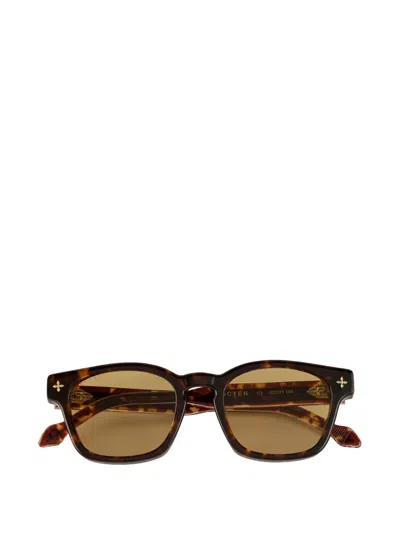 Dyrka Square Frame Sunglasses In Brown