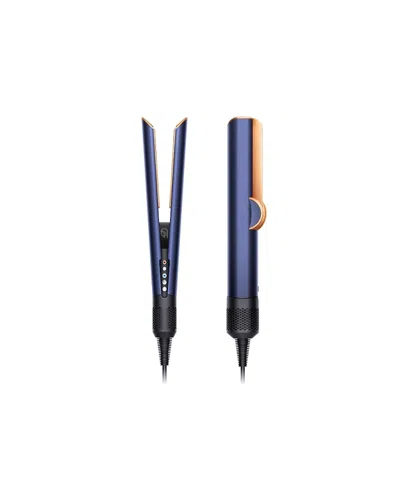 Dyson Airstrait Hair Straightener In Prussian Blue/rich Copper