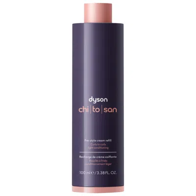 Dyson Chitosan Pre-styling Hair Cream For Flexible Hold Curly To Coily Hair, Light Conditioning Refill 3.3