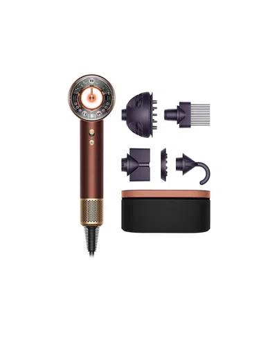 Dyson Limited Edition Supersonic Nural Hair Dryer Plum/copper In Multi