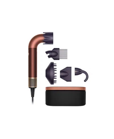 Dyson Limited Edition Supersonic R Hair Dryer Plum/copper In Brown