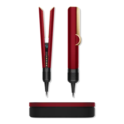 Dyson Special Edition Airstrait Straightener In Red Velvet And Gold