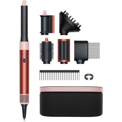 Dyson Special Edition Airwrap Multi-styler Diffuse For Curly & Coily Hair In Strawberry Bronze In Strawberry Bronze & Blush Pink