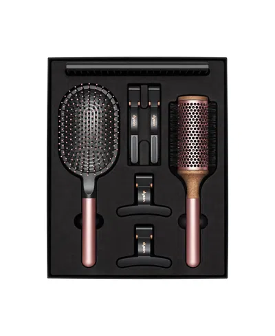 Dyson Styling Gift Set Black/rose Gold In Multi