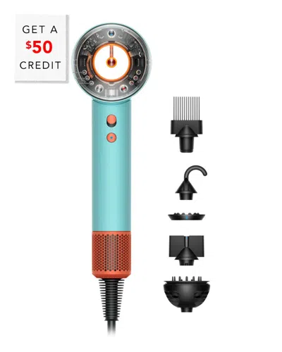 Dyson Supersonic Nural Hair Dryer In Ceramic Patina And Topaz