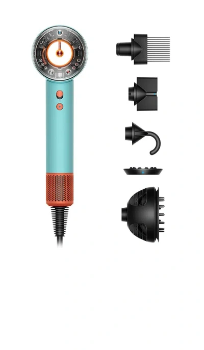 Dyson Supersonic Nural Hair Dryer In Ceramic Patina And Topaz
