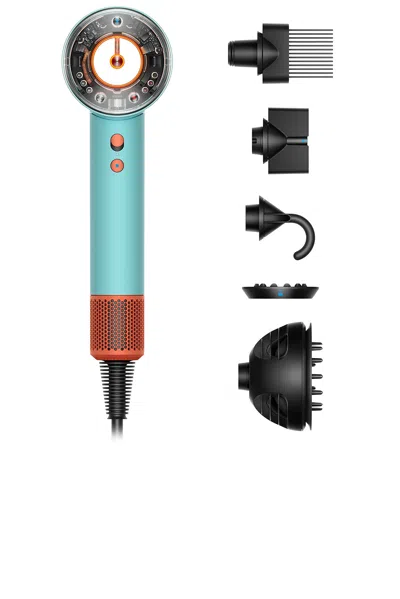 Dyson Supersonic Nural Hair Dryer In Ceramic Patina And Topaz