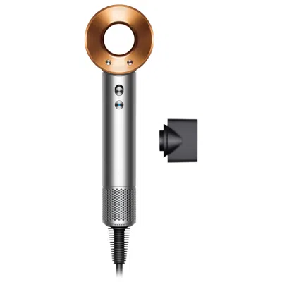 Dyson Supersonic Origin Hair Dryer In Nickel And Copper