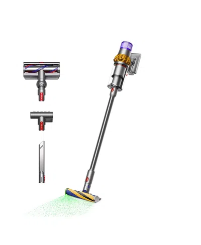 Dyson V15 Detect Cordless Vacuum Yellow/nickel In Silver