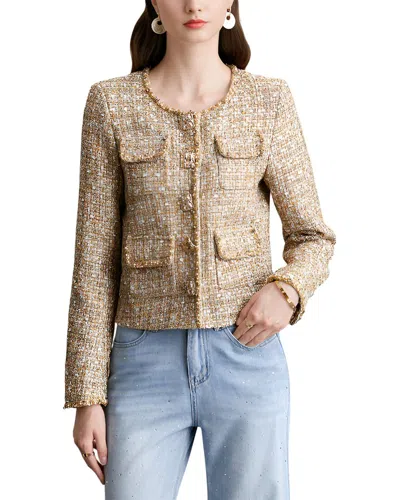 Dza Cardigan In Brown