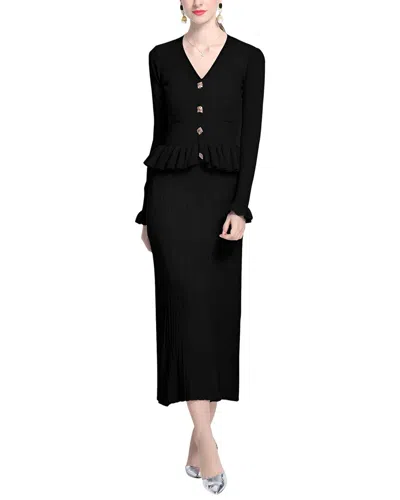 Dza Day Dress In Black