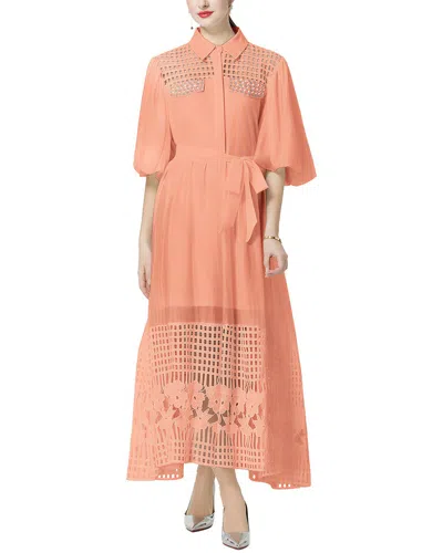 Dza Maxi Dress In Pink