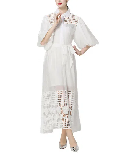 Dza Maxi Dress In White