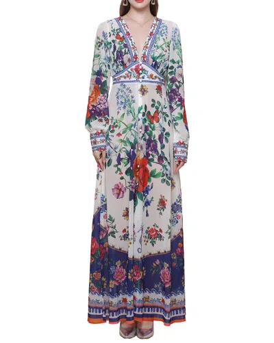 Dza Maxi Dress In Blue