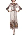 Dza Maxi Dress In Gold