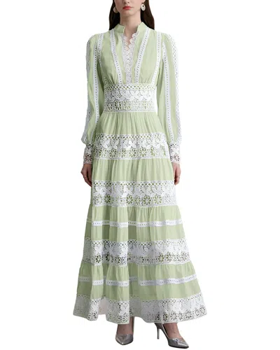 Dza Maxi Dress In Green