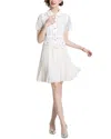 Dza Midi Dress In White
