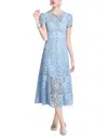Dza Midi Dress In Blue