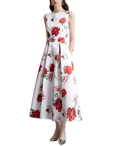 Dza Midi Dress In White