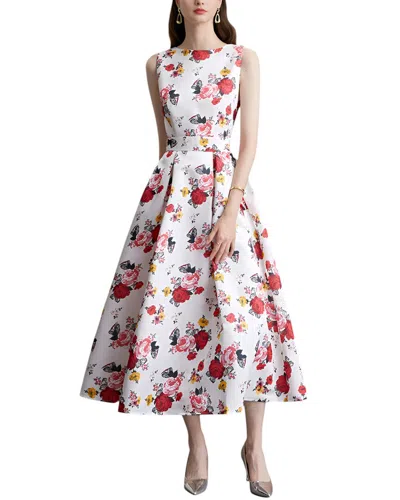 Dza Midi Dress In White