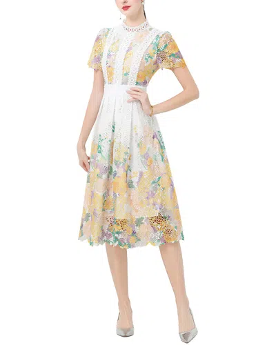 Dza Midi Dress In Multi