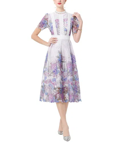 Dza Midi Dress In Multi