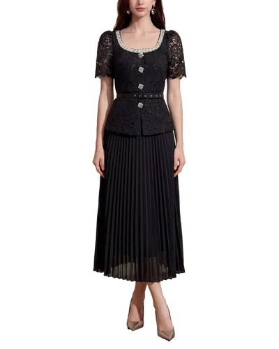 Dza Midi Dress In Black