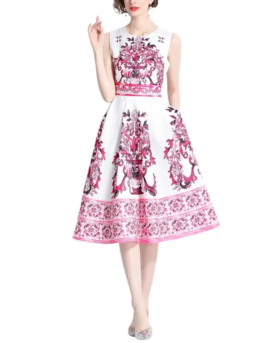 Dza Midi Dress In Multi