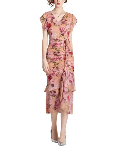 Dza Midi Dress In Multi
