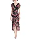 Dza Midi Dress In Multi