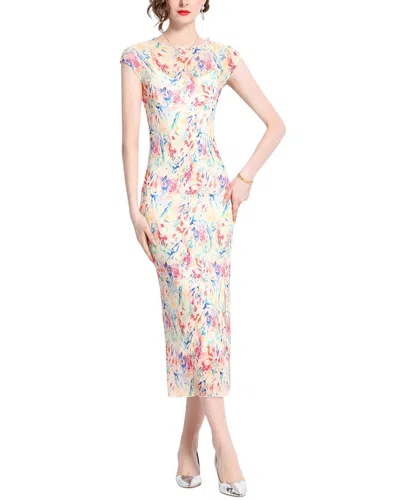Dza Midi Dress In Multi