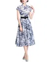 Dza Midi Dress In Multi