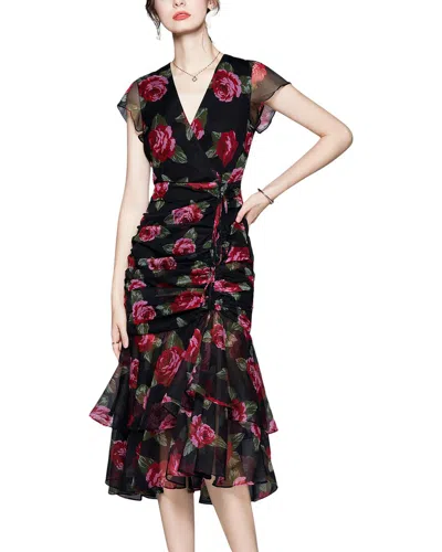 Dza Midi Dress In Multi