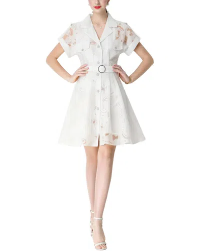 Dza Mini Dress In White