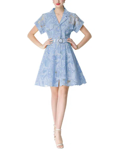 Dza Mini Dress In Blue